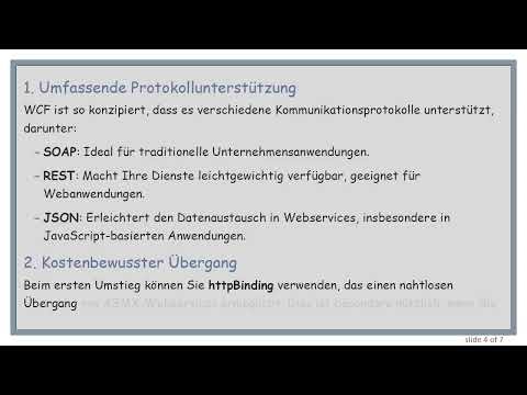 Welches .NET Webservice-Framework Sollte Sie Wählen?