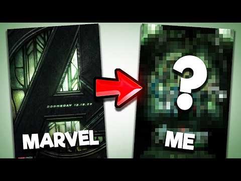 Making ANOTHER Epic Fan-Poster for Avengers Doomsday in Photoshop!