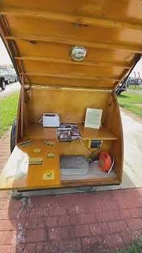 Handmade Classic Teardrop camping trailer-2025 Daytona Turkey Run