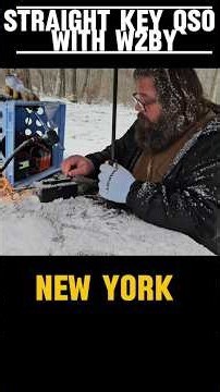 Straight Key QSO with W2BY 1/11/26