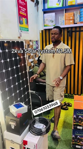 2kva Solar system full package #fypシ゚ #empiresolarenergy #lithiumbattery