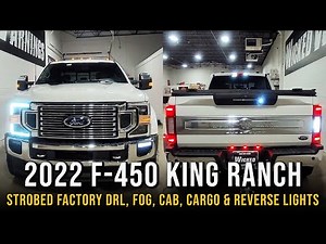 2022 Super Duty F-450 King Ranch Kit Strobes Factory LED Truck Lights