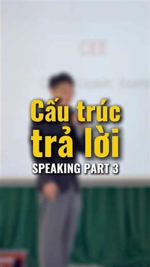 Speaking Part 3 answer structure #khongphaibacsi #ielts #ieltsspeaking