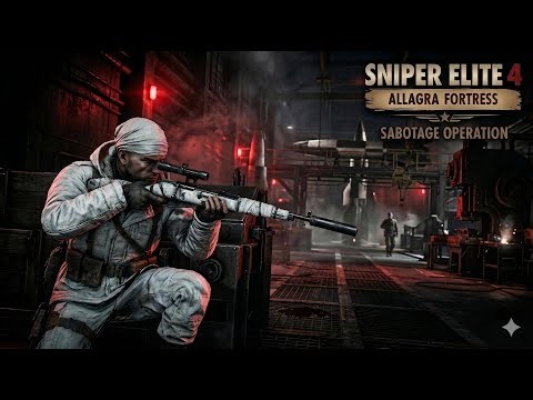 SNIPER ELITE 4 - ALLAGRA FORTRESSE GHOST STEALTH SABOTAGE NO DETECTION