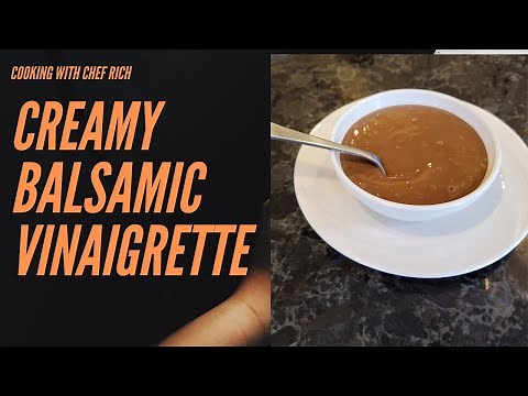 Homemade Balsamic Vinaigrette | CREAMY and DELICIOUS