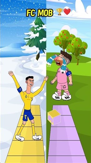 Color Block Challenge 🎨 Ronaldo vs Messi #ronaldomessi #challenge #shorts #fcmobile