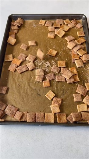 4.3K views · 30 reactions | Homemade cinnamon toast crunch is the perfect nostalgic treat. It’s a sweet blend of crispy, cinnamon-coated squares made with simple ingredients you likely have on hand! They’re egg-free, and nut-free and can be enjoyed with milk or as a sweet crunchy snack! Check out the recipe below! https://feedingtinybellies.com/homemade-cinnamon-toast-crunch/ | Feeding Tiny Bellies | Facebook