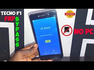 Tecno F1 Frp Bypass 2022 / TECNO F1 FRP Google Account Reset
