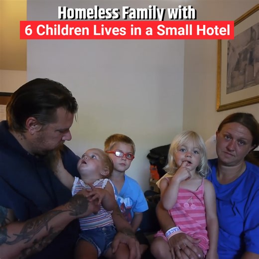 1.3M views · 8.8K reactions | Homeless Family with 6 Children Lives in a Small Hotel near St Louis | Invisible People | Facebook