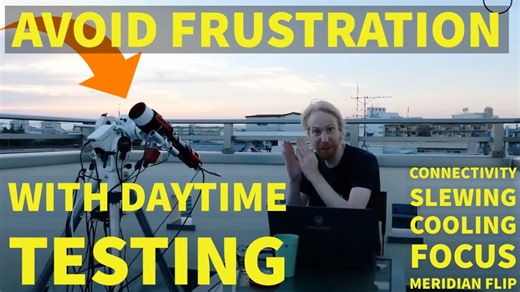 Testing My Astrophotography Rig in Daylight — Simple and Effective