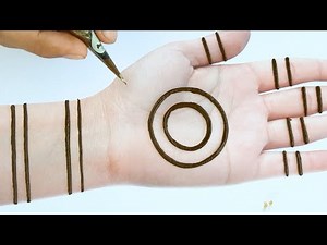 Very Easy Simple Mehandi ka design - Latest Arabic Mehendi design for front hands 2020