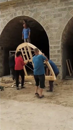 Construction of stone cave houses