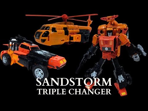 Transformers Generations Legacy United Triple Changer Sandstorm