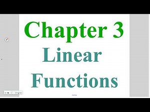 Algebra 3-1: Relations and Functions