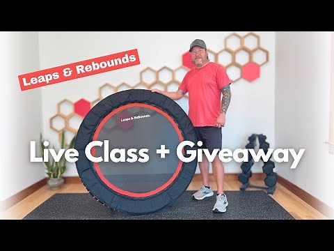 30 Minute Rebounder Cardio & Strength Interval Workout | Mini Trampoline + Dumbbell Class