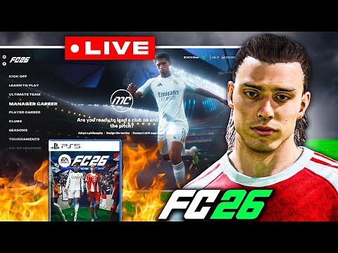 FC 26 is HERE! Playing Career Mode, New Features, Gameplay and Mods? 👀🔴