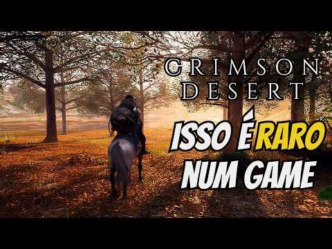 CRIMSON DESERT - Trazendo de Volta Algo que os Jogos Perderam.