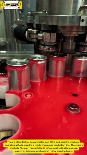 Inside a High-Speed Can Filling & Seaming Machine | Smart Beverage Production
