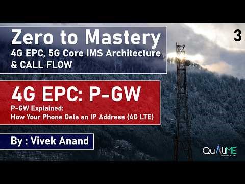 P-GW Explained: How Your Phone Gets an IP Address (4G LTE) & QoS in the EPC