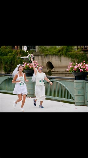 Capital City River Run 2024 Pacing Gig: Run Away Bride Theme. I said yes to the dress 1999. #261fearless #bostonmarathon | Karla Palmer