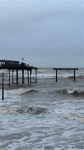 58K views · 305 reactions | Storm Ingrid rips up Teignmouth pier and...