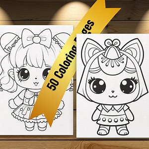 50 Cute Kawaii Coloring Pages for Kids! 5 PDF Coloring Pages Digital Download (8.5x11"), Kawaii Coloring Pages for Kids,coloring Pages Gift - Etsy UK