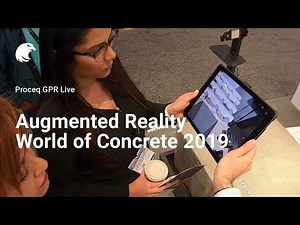 Augmented Reality at World of Concrete 2019 I Proceq GPR Live
