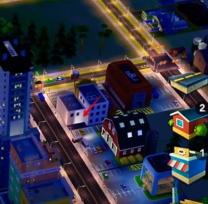 SimCity BuildIt and a lot of lights