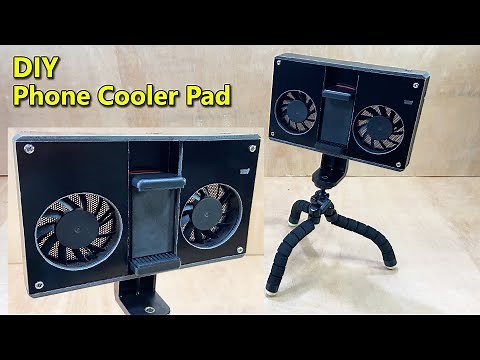 How to make a Phone Cooler Fan Pad Rechargeable