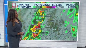 Tracking storms moving in Saturday | Weather Impact Forecast at 6pm