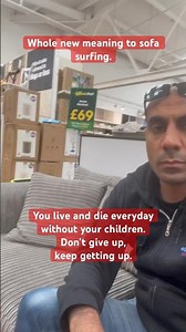 Sofa surfing on a whole new level | homeless fathers