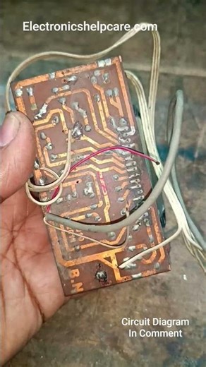 STK 4192 II amplifier circuit board. Diagram link in comment #stk #STK4141 #STK4191 #STK4192 #DIY