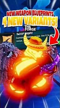 [PART 4] 4 NEW WEAPON BLUEPRINTS Showcase In The Forge! #theforge #roblox #tako #foryou #viral