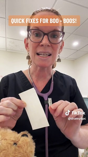 Steristrips are great to have in your cabinet for small cuts on non-bending skin surfaces! Clean skin well, dry it, rubbing alcohol to dry skin snd let dry again. Then squeeze skin together and pull strips tight across wound. This can save you a trip to urgent care. If bigger than half inch, odd shape or really deep— seek professional assistance! #simplefix #directprimarycare #lovewhatyoudo #phlebotomy #medicalstudent #familymedicine #booboos #pimple #acofp