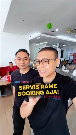 The service is busy, it's easier to use the Daihatsuku app so you don't have to queue anymore...