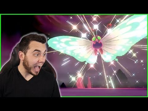 MY FIRST SHINY G-MAX! SHINY GIGANTAMAX BUTTERFREE in Pokemon Sword and Shield!