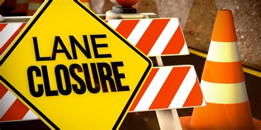 Saturday lane closures for sections of U.S. 70