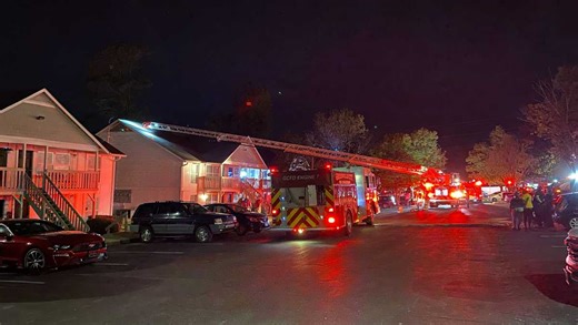 Fire at Greenville apartment complex forces evacuation of eight units