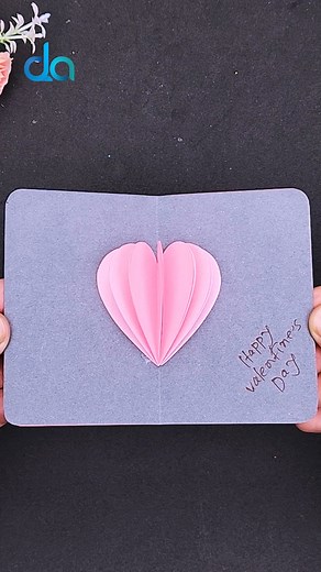 Make a Special Waterfall Card for Someone You Love💞Simple Guide #diy #valentinesday #shorts #craft #handmade #papercraft #satisfyingvideo #giftideas #waterfall #homemade | DIY Crafts & Art