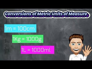 Conversions of Metric Units of Measure