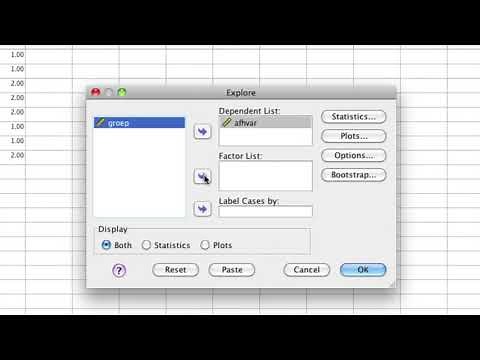 SPSS Shapiro Wilk Test 2 9
