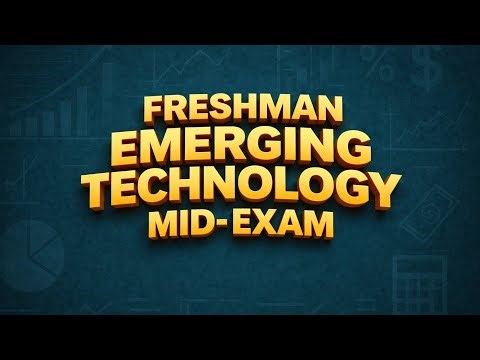 FRESHMAN EMERGING TECHNOLOGY MID-Exam questions with Answers in Amharic