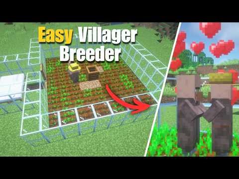 Easiest Villager Breeder Farm In Minecraft!- 1.21.11 , 26.1+