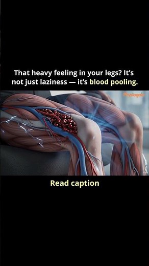 That heavy feeling in your legs? It’s not just laziness — it’s blood pooling.