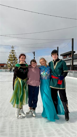 Ice Princess Skate with Elsa, Anna and Kristoff. Thank you @block59_naperville for giving @icedanceinternational opportunity to perform. See you next year! ❄️ | Alina Ponomarova
