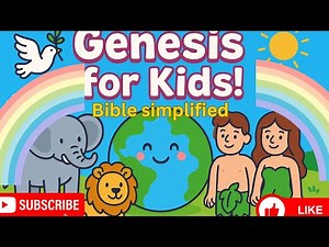 Genesis for kids, Bible books simplified.