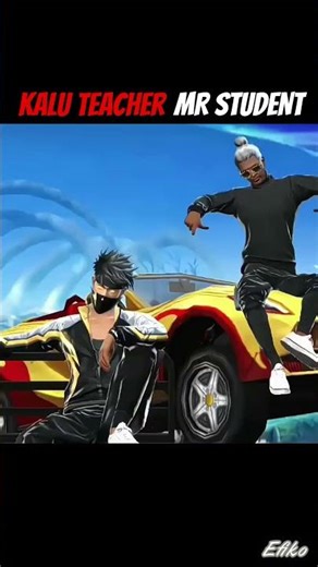 #freefire Kalu teacher main student #viral