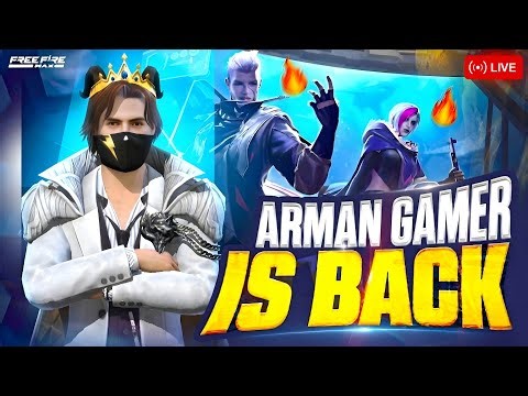 Finally Free Fire🔥BR rank Grandmaster Top1 Done 😯 Arman Gamer Live🎉