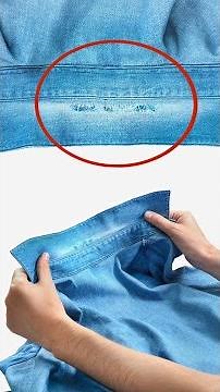 How to fix worn shirt collar in 5 minutes! Best sewing tips and tricks! Miarti 🧵✂️