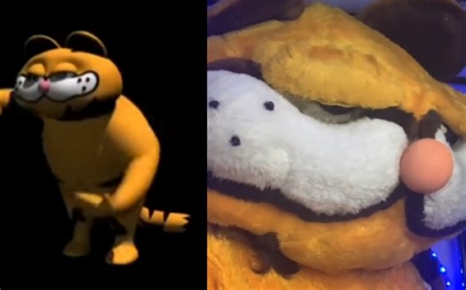 加菲猫成真了! (lasagna cat演员TikTok汇编)